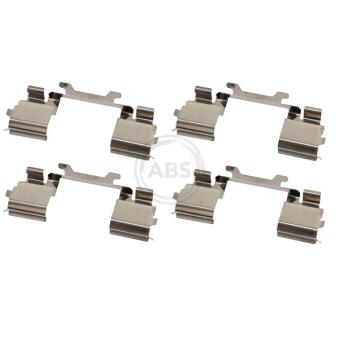 Kit d'accessoires, plaquette de frein à disque A.B.S. 1730Q pour CITROEN JUMPER 2.2 HDI 100 - 101cv