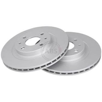 Jeu de 2 disques de frein avant A.B.S. 17342 pour SSANGYONG ACTYON 1.5 - 76cv