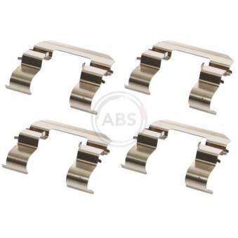 Kit d'accessoires, plaquette de frein à disque A.B.S. 1735Q pour MERCEDES-BENZ GLC 1.5 CRDi - 110cv