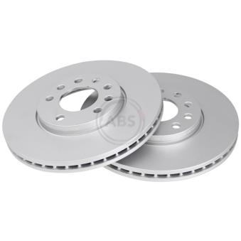 Jeu de 2 disques de frein avant A.B.S. 17368 pour FIAT DUCATO 1.9 D - 180cv