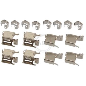 Kit d'accessoires, plaquette de frein à disque A.B.S. 1748Q pour MERCEDES-BENZ VITO 2.2 D - 175cv