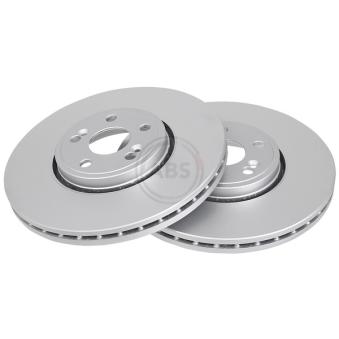 Jeu de 2 disques de frein avant A.B.S. 17506 pour RENAULT VELSATIS 2.2 DCI - 140cv