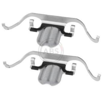 Kit d'accessoires, plaquette de frein à disque A.B.S. 1751Q pour TOYOTA DYNA 320 d - 200cv