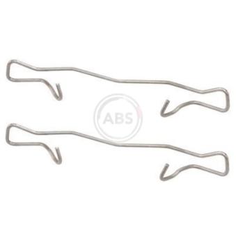 Kit d'accessoires, plaquette de frein à disque A.B.S. 1755Q pour SEAT TERRA E 300 - 252cv