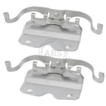 Kit d'accessoires, plaquette de frein à disque A.B.S. 1759Q pour BMW X5 3.0d - 235cv