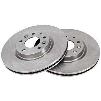 Jeu de 2 disques de frein avant A.B.S. 17694 pour MAZDA RX 2.6 - 231cv