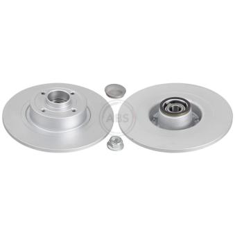 Jeu de 2 disques de frein arrière A.B.S. 17727C pour FORD TRANSIT 1.9 DCI - 110cv