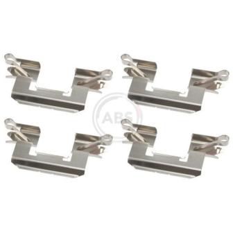 Kit d'accessoires, plaquette de frein à disque A.B.S. 1772Q pour DODGE DURANGO 1.6 MZ-CD - 95cv