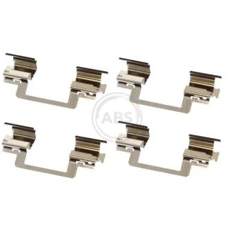 Kit d'accessoires, plaquette de frein à disque A.B.S. [1774Q]