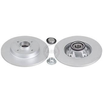 Jeu de 2 disques de frein arrière A.B.S. 17835C pour OPEL MOVANO 1.6 THP 140 - 140cv