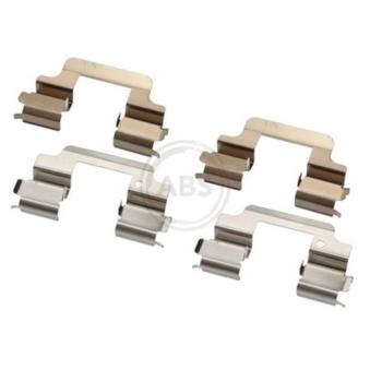 Kit d'accessoires, plaquette de frein à disque A.B.S. 1806Q pour TOYOTA TERCEL 2.5 T - 231cv