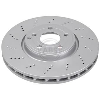 Jeu de 2 disques de frein avant A.B.S. 18263 pour DAEWOO LANOS 350 - 306cv