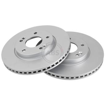 Jeu de 2 disques de frein avant A.B.S. 18302 pour LEXUS RX 1.5 - 110cv