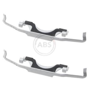 Kit d'accessoires, plaquette de frein à disque A.B.S. 1843Q pour FORD TRANSIT E 250 CDI - 204cv