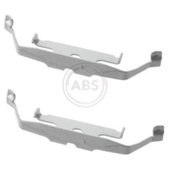 Kit d'accessoires, plaquette de frein à disque A.B.S. 1850Q pour SUBARU IMPREZA 330 e - 252cv