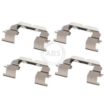 Kit d'accessoires, plaquette de frein à disque A.B.S. 1859Q pour PEUGEOT BOXER 1.1 CRDi - 75cv