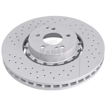 Jeu de 2 disques de frein avant A.B.S. 18690 pour ALFA ROMEO GIULIA E 63 AMG - 585cv