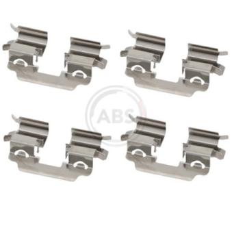 Kit d'accessoires, plaquette de frein à disque A.B.S. 1881Q pour LAND ROVER RANGE ROVER SPORT GLA 220 d 4-matic - 177cv