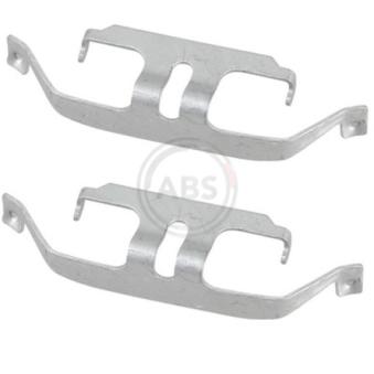 Kit d'accessoires, plaquette de frein à disque A.B.S. 1884Q pour SUBARU IMPREZA 330 e - 252cv
