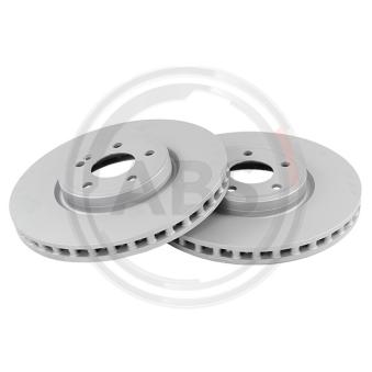 Jeu de 2 disques de frein avant A.B.S. 18851