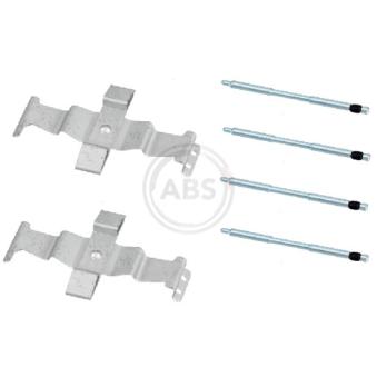 Kit d'accessoires, plaquette de frein à disque A.B.S. 1886Q pour SUBARU IMPREZA 330 e - 252cv