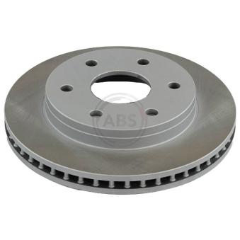 Jeu de 2 disques de frein avant A.B.S. 18974