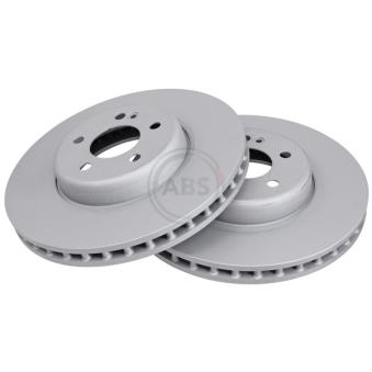 Jeu de 2 disques de frein avant A.B.S. 18991