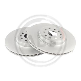 Jeu de 2 disques de frein avant A.B.S. 18998