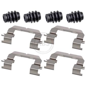 Kit d'accessoires, plaquette de frein à disque A.B.S. [1919Q]