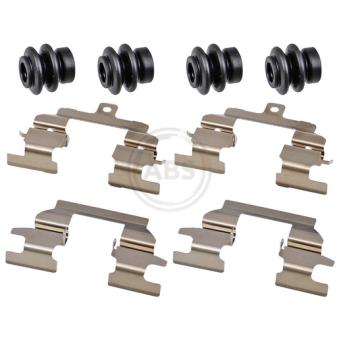 Kit d'accessoires, plaquette de frein à disque A.B.S. 1926Q pour PEUGEOT 5008 1.6 HDi - 112ch