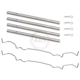 Kit d'accessoires, plaquette de frein à disque A.B.S. 1969Q pour MAYBACH 57 35S/E. 35C/E - 82cv