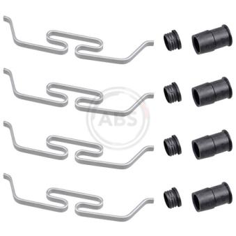 Kit d'accessoires, plaquette de frein à disque A.B.S. 1990Q pour BMW Série 2 2.0 D - 150cv