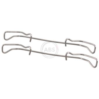 Kit d'accessoires, plaquette de frein à disque A.B.S. 2018Q pour OPEL ASTRA 1.6 CDTi - 110cv
