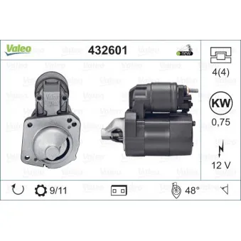 Démarreur VALEO OEM 5972684