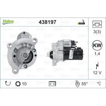 Démarreur VALEO OEM 5802W4