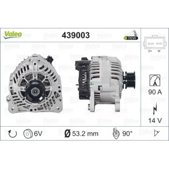 Alternateur VALEO OEM 28903025Q