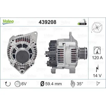 Alternateur VALEO OEM 7711134258