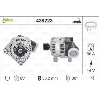 Alternateur VALEO OEM 12311740626