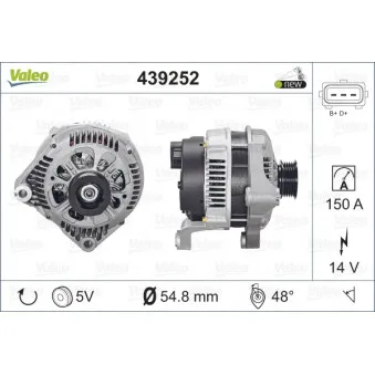 Alternateur VALEO OEM 12317792092