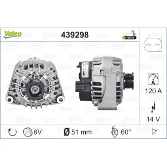 VALEO 439298 - Alternateur