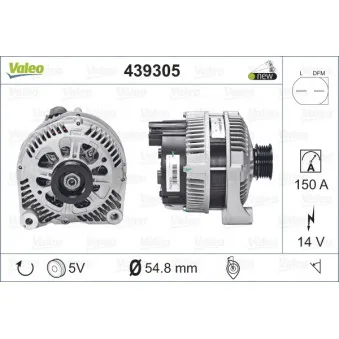 Alternateur VALEO OEM 12317788247