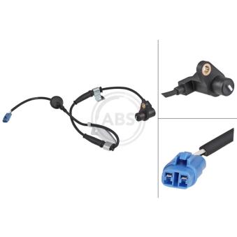 Capteur, vitesse de roue A.B.S. [30198]