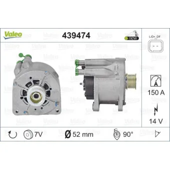 Alternateur VALEO OEM 8200138269