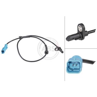 Capteur, vitesse de roue A.B.S. 30942 pour TOYOTA COROLLA PureTech 110 - 110cv