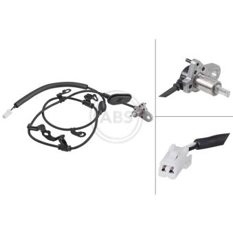 Capteur, vitesse de roue A.B.S. 30947 pour MAZDA 121 1.3 16V - 72cv