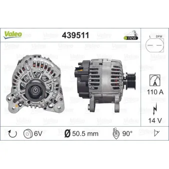 Alternateur VALEO 439511