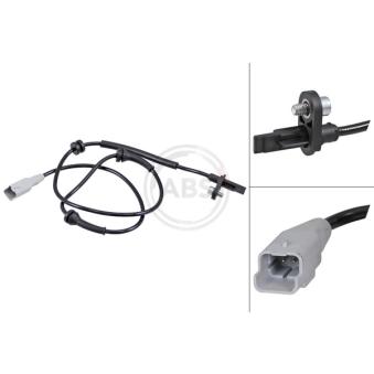 Capteur, vitesse de roue A.B.S. 31218 pour SEAT TERRA PureTech 110 - 110cv