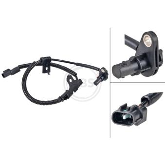 Capteur, vitesse de roue A.B.S. 31566 pour FORD RANGER 1.1 - 68cv