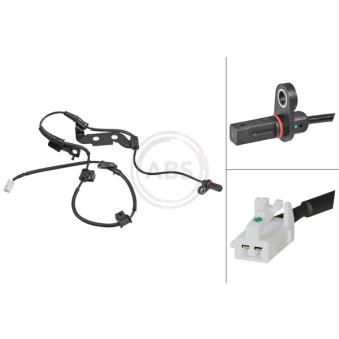 Capteur, vitesse de roue A.B.S. 31863 pour MAZDA CX-7 1.6 CRDi 110 - 110cv