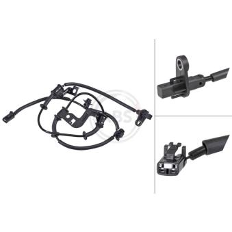 Capteur, vitesse de roue A.B.S. 31866 pour MAZDA CX-7 1.6 CRDi 110 - 110cv